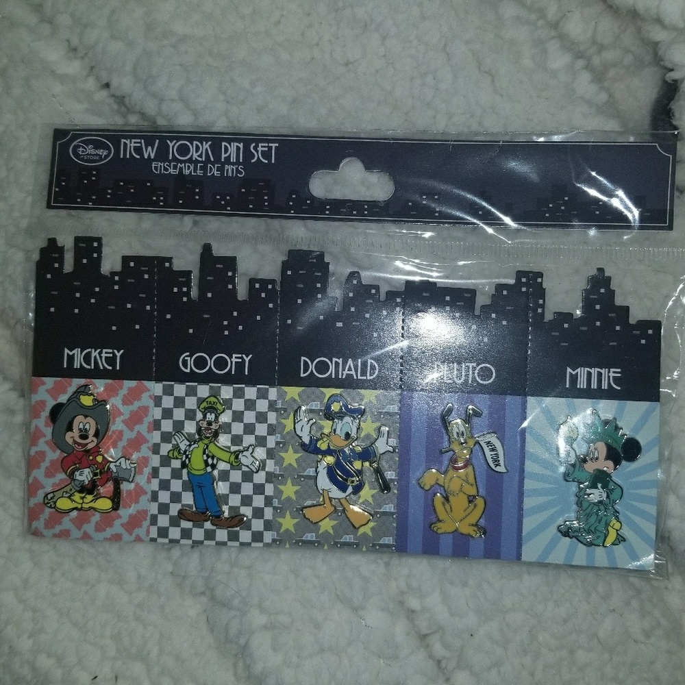 New York pin set 5 pins
